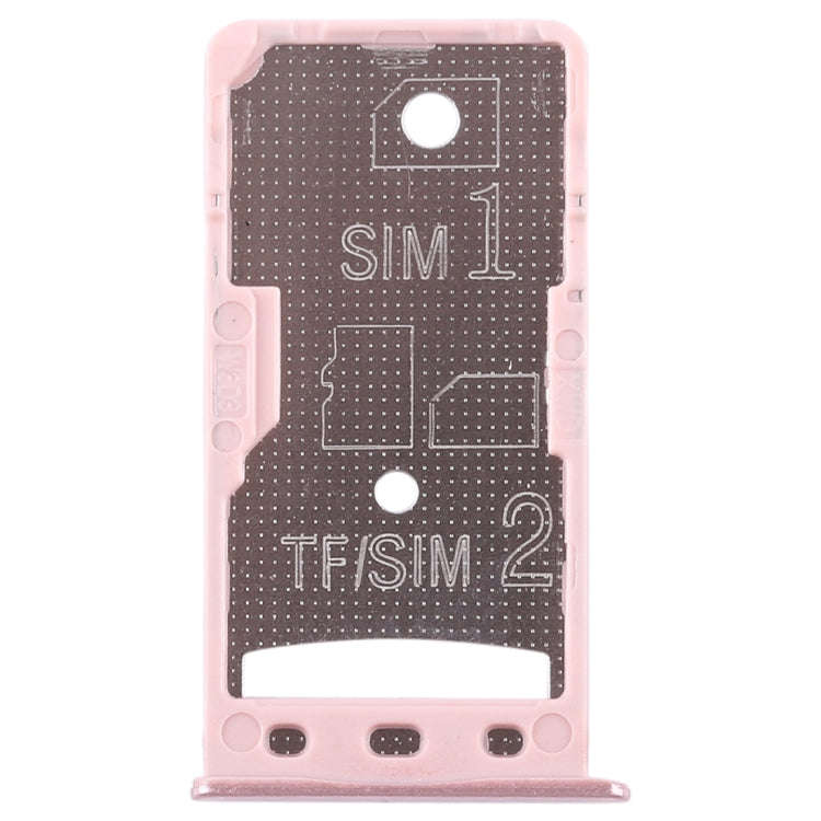 2 SIM Card Tray / Micro SD Card Tray for Xiaomi Redmi 5A(Rose Gold)