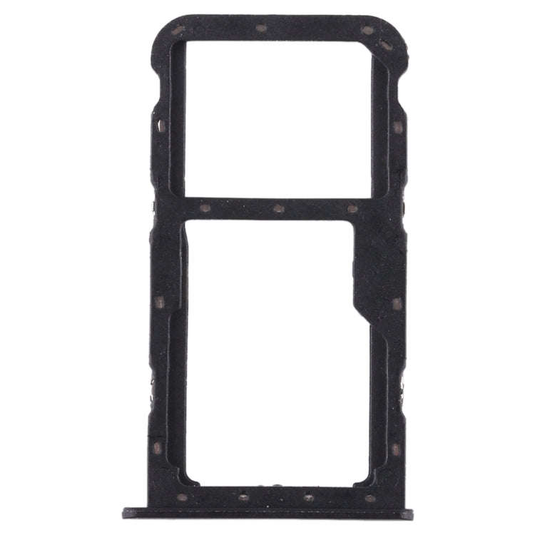 SIM Card Tray + SIM Card Tray / Micro SD Card Tray for Huawei Honor Play 7X (Black)