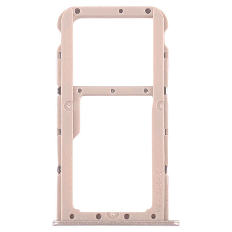 SIM Card Tray + SIM Card Tray / Micro SD Card Tray for Huawei Honor Play 7X (Gold)