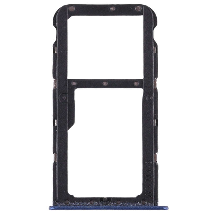 SIM Card Tray + SIM Card Tray / Micro SD Card Tray for Huawei Honor Play 7X (Blue)