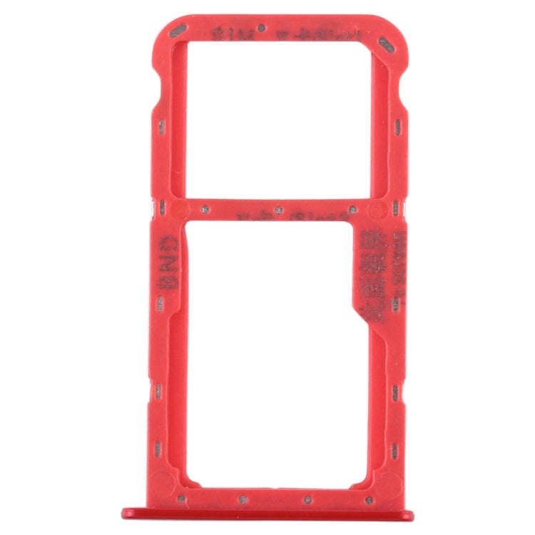 SIM Card Tray + SIM Card Tray / Micro SD Card Tray for Huawei Honor Play 7X (Red)