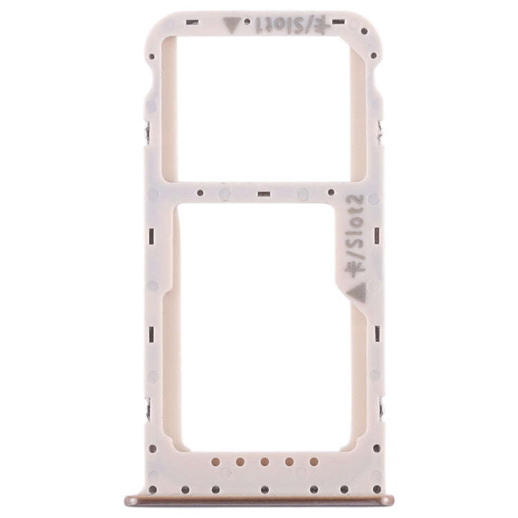 SIM Card Tray + SIM Card Tray / Micro SD Card Tray for Huawei Honor V9 Play (Gold)