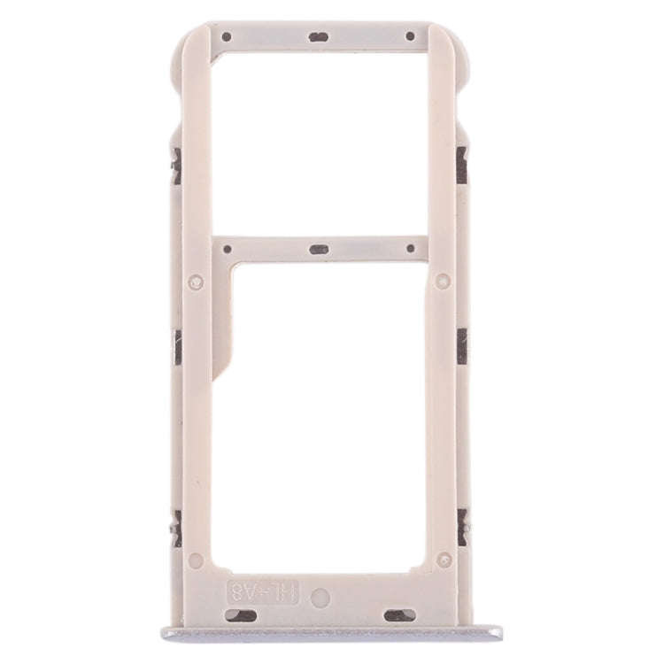 SIM Card Tray + SIM Card Tray / Micro SD Card Tray for Huawei Honor 6A (Silver)