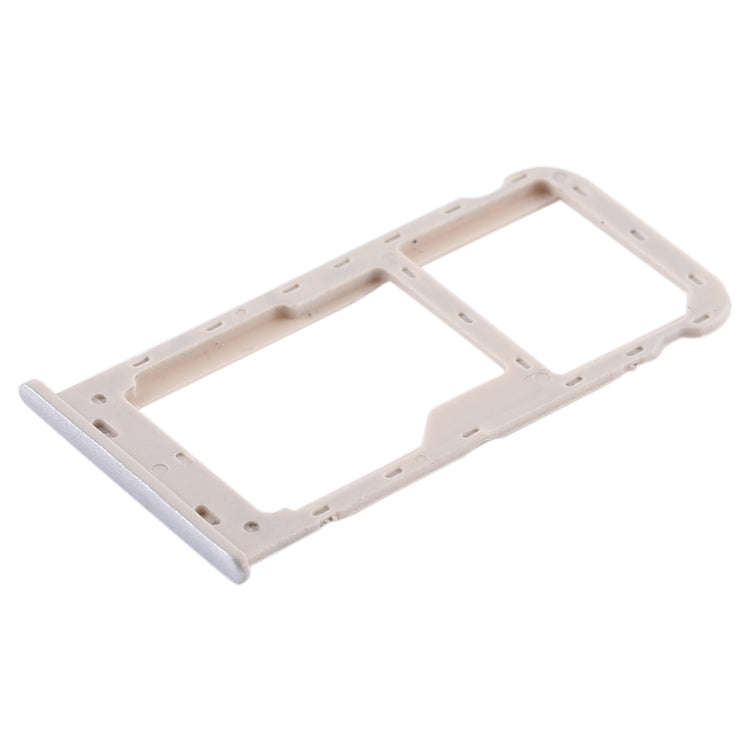 SIM Card Tray + SIM Card Tray / Micro SD Card Tray for Huawei Honor 6A (Silver)