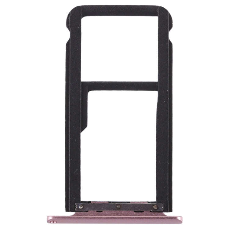 SIM Card Tray + SIM Card Tray / Micro SD Card Tray for Huawei Enjoy 6s (Pink)