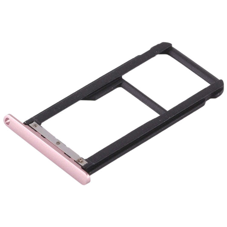 SIM Card Tray + SIM Card Tray / Micro SD Card Tray for Huawei Enjoy 6s (Pink)