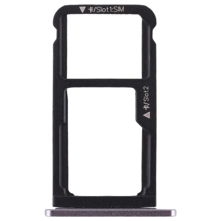 SIM Card Tray + SIM Card Tray / Micro SD Card Tray for Huawei Enjoy 6s (Grey)