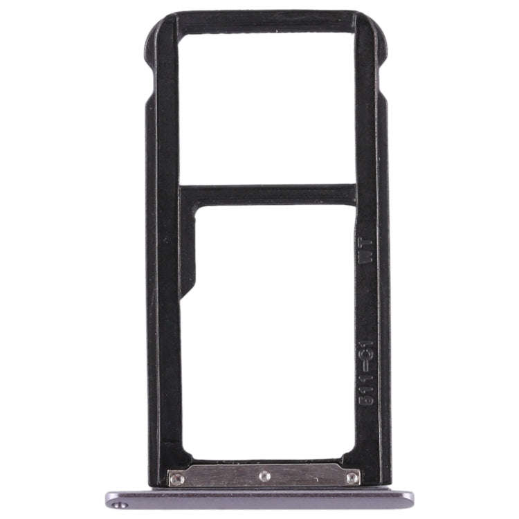 SIM Card Tray + SIM Card Tray / Micro SD Card Tray for Huawei Enjoy 6s (Grey)