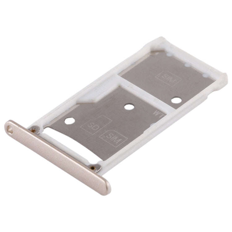 2 SIM Card Tray / Micro SD Card Tray for Huawei Enjoy 6 / AL00(Gold)