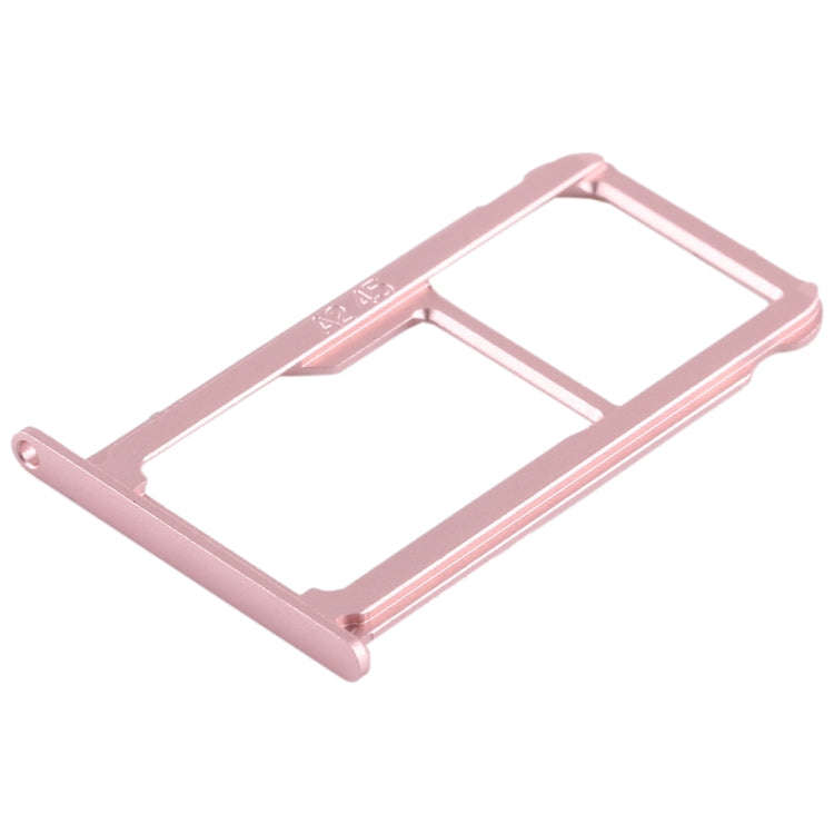 SIM Card Tray + SIM Card Tray / Micro SD Card for Huawei G9 Plus (Pink)