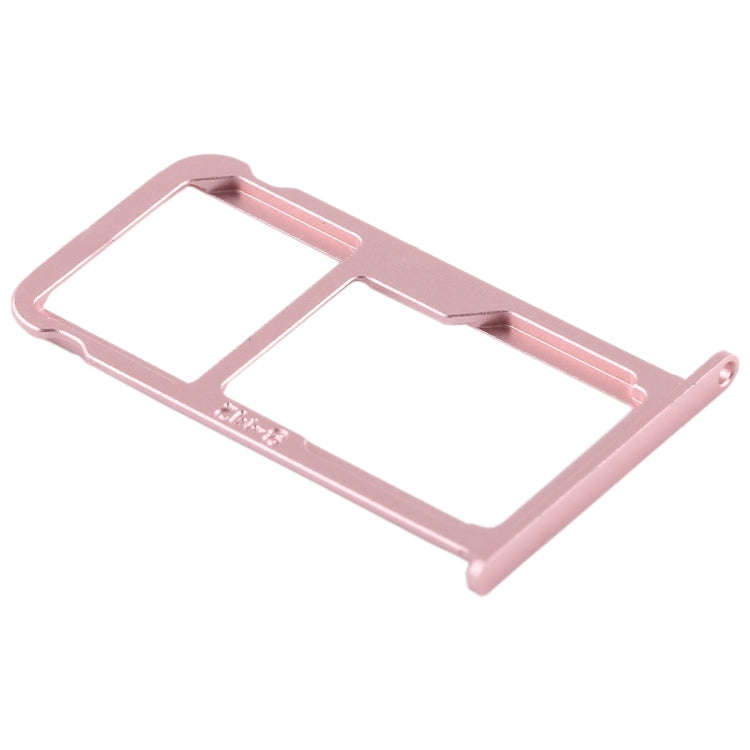 SIM Card Tray + SIM Card Tray / Micro SD Card for Huawei G9 Plus (Pink)