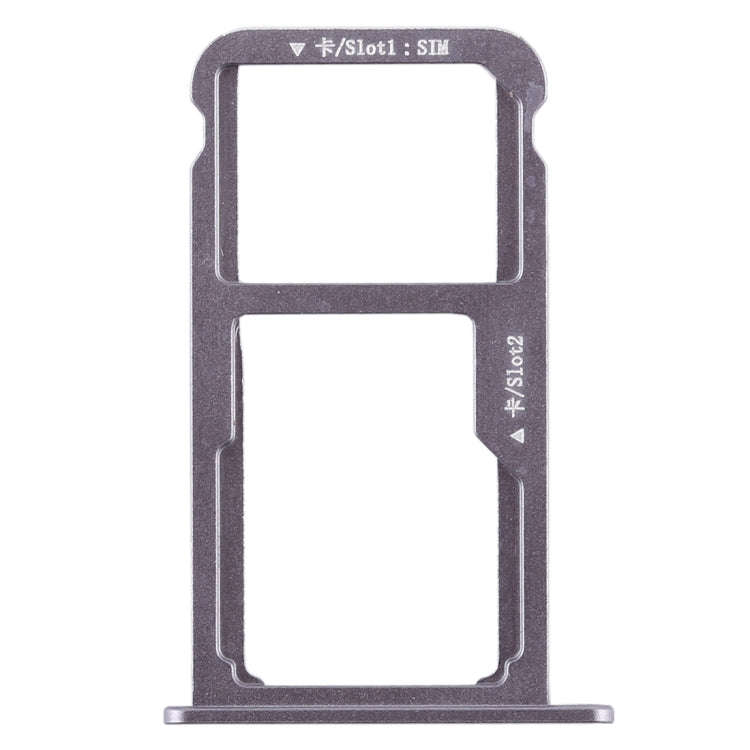 SIM Card Tray + SIM Card Tray / Micro SD Card for Huawei G9 Plus (Grey)