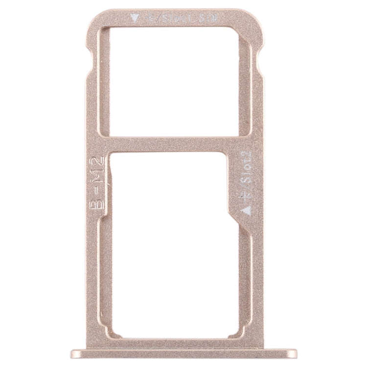 SIM Card Tray + SIM Card Tray / Micro SD Card for Huawei G9 Plus (Gold)
