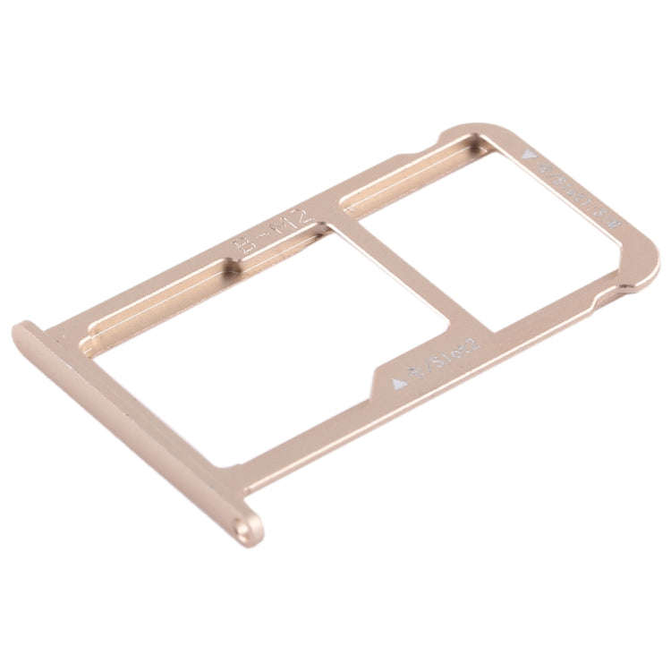 SIM Card Tray + SIM Card Tray / Micro SD Card for Huawei G9 Plus (Gold)