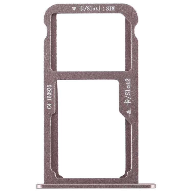 SIM Card Tray + SIM Card Tray / Micro SD Card for Huawei G9 Plus (Mocha Gold)