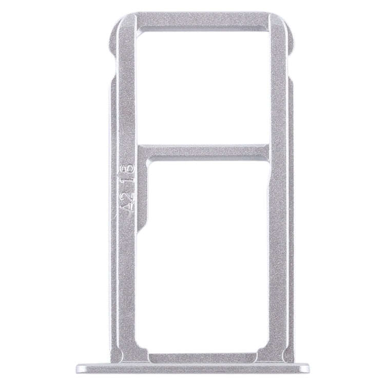 SIM Card Tray + SIM Card Tray / Micro SD Card for Huawei G9 Plus (Silver)