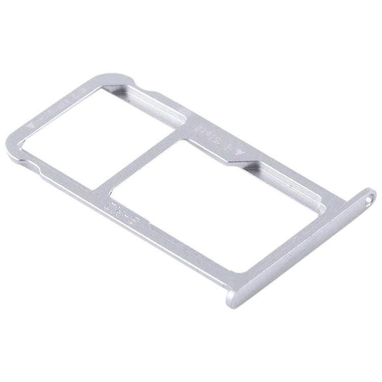 SIM Card Tray + SIM Card Tray / Micro SD Card for Huawei G9 Plus (Silver)