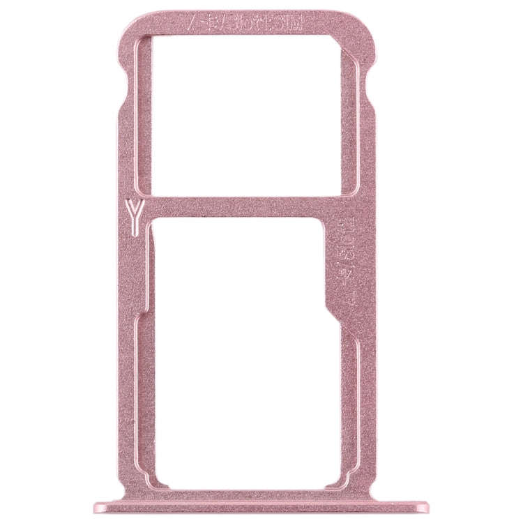SIM Card Tray + SIM Card Tray / Micro SD Card for Huawei Honor 8 (Pink)