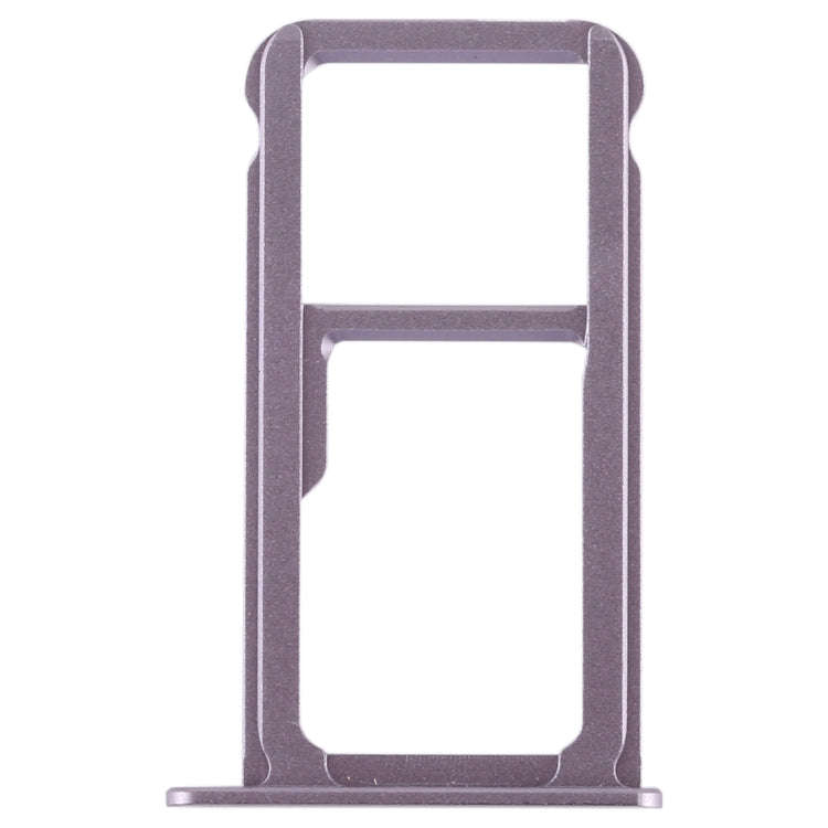 SIM Card Tray + SIM Card Tray / Micro SD Card for Huawei P9 Plus(Grey)