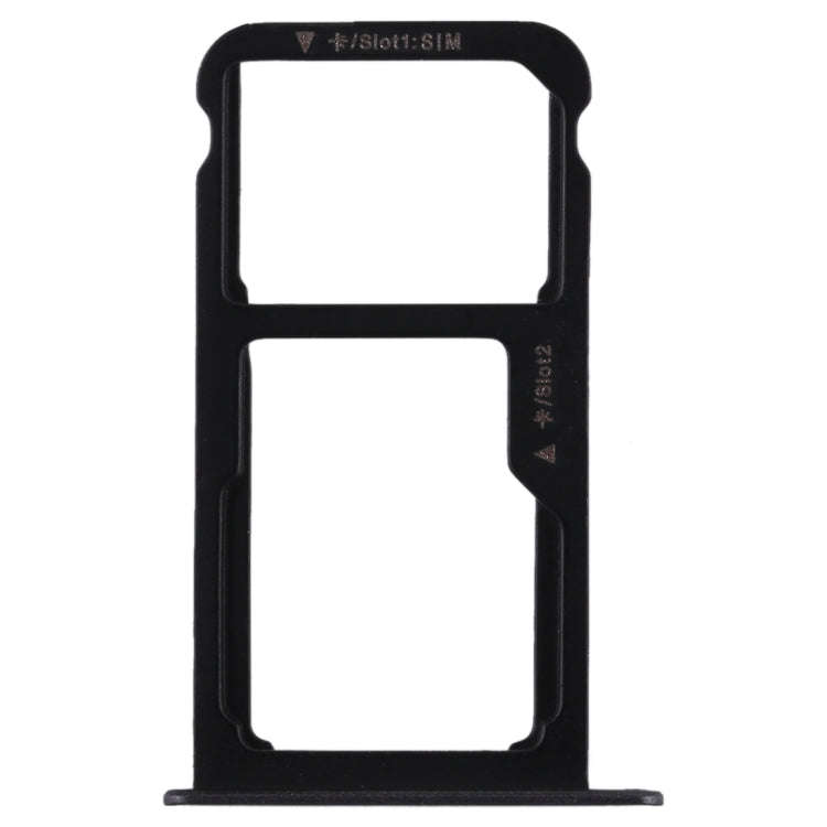 SIM Card Tray + SIM Card Tray / Micro SD Card for Huawei P9 Lite(Black)