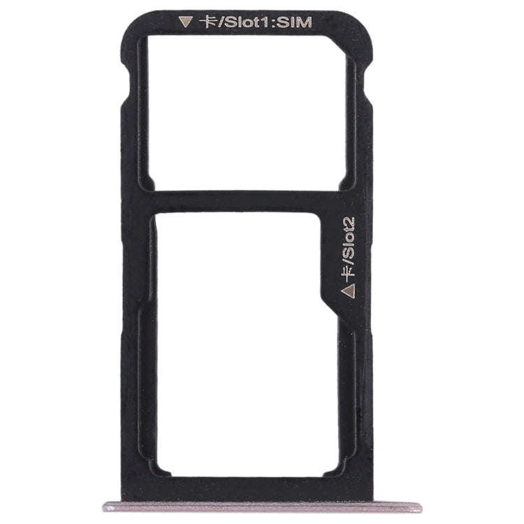 SIM Card Tray + SIM Card Tray / Micro SD Card for Huawei P9 Lite(Pink)