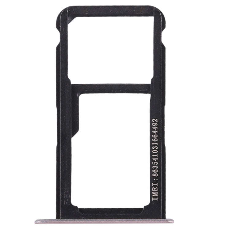SIM Card Tray + SIM Card Tray / Micro SD Card for Huawei P9 Lite(Pink)