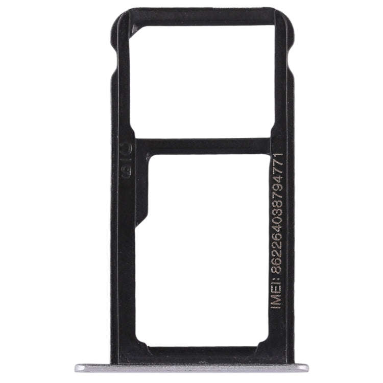 SIM Card Tray + SIM Card Tray / Micro SD Card for Huawei P9 Lite(Silver)