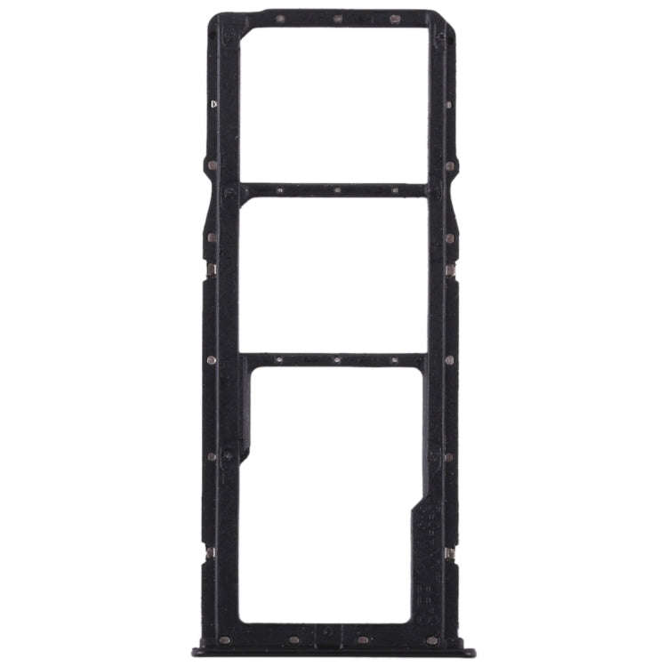 2 SIM Card Tray + Micro SD Card Tray for Huawei Enjoy 8 Plus(Black)