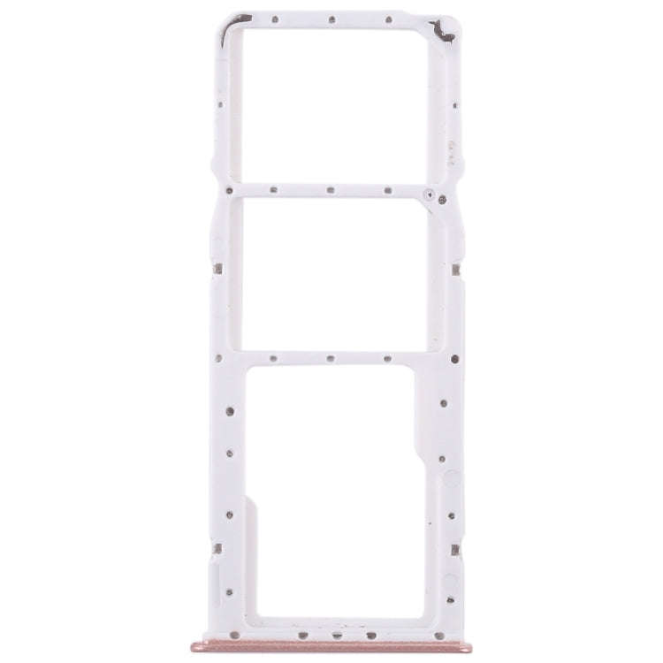 2 SIM Card Tray + Micro SD Card Tray for Huawei Enjoy 8 Plus(Pink)