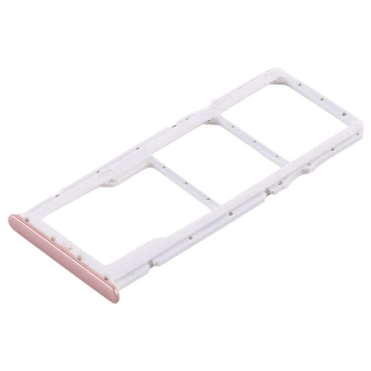 2 SIM Card Tray + Micro SD Card Tray for Huawei Enjoy 8 Plus(Pink)