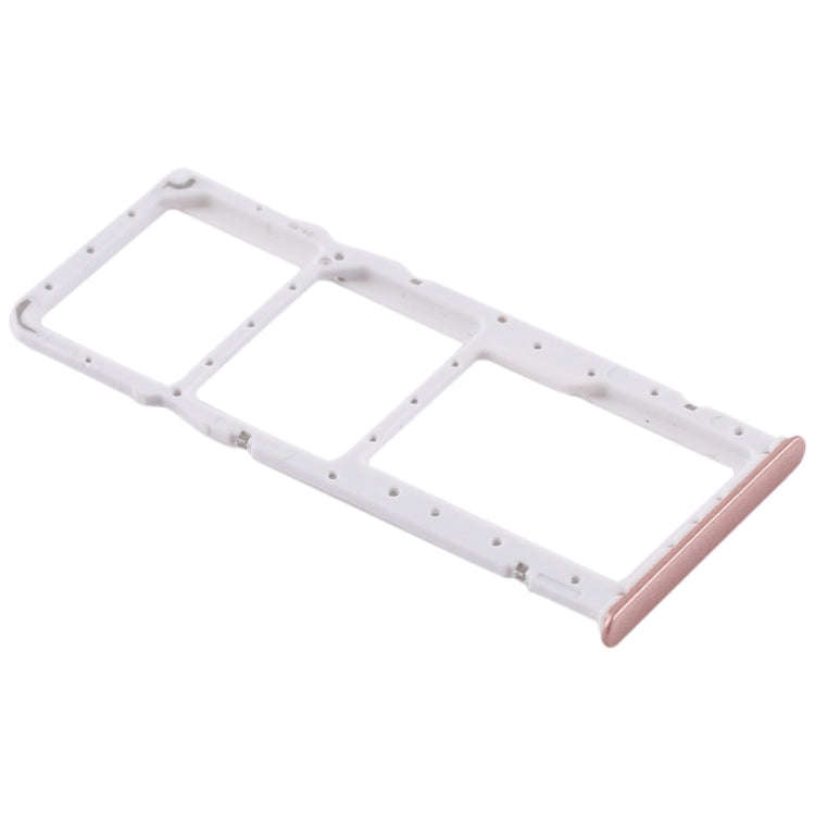 2 SIM Card Tray + Micro SD Card Tray for Huawei Enjoy 8 Plus(Pink)