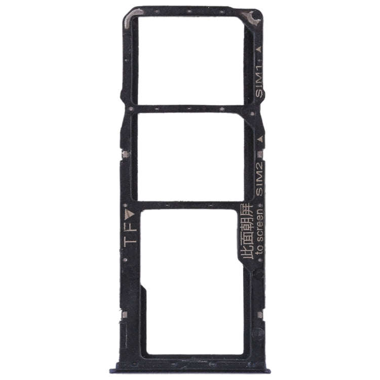 2 SIM Card Tray + Micro SD Card Tray for Huawei Enjoy 8 Plus(Blue)