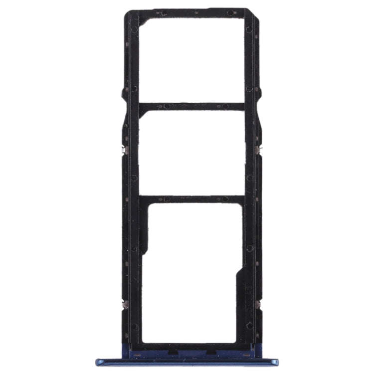 SIM Card Tray + SIM Card Tray + Micro SD Card for Huawei Honor 7A (Blue)