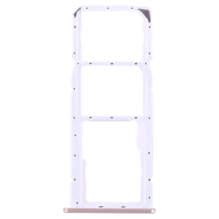 2 SIM Card Tray + Micro SD Card Tray for Huawei Honor Play 7C(Gold)
