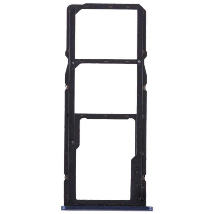 2 SIM Card Tray + Micro SD Card Tray for Huawei Honor Play 7C(Blue)