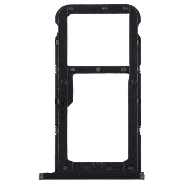SIM Card Tray + SIM Card Tray / Micro SD Card for Huawei P20 Lite / Nova 3e (Black)