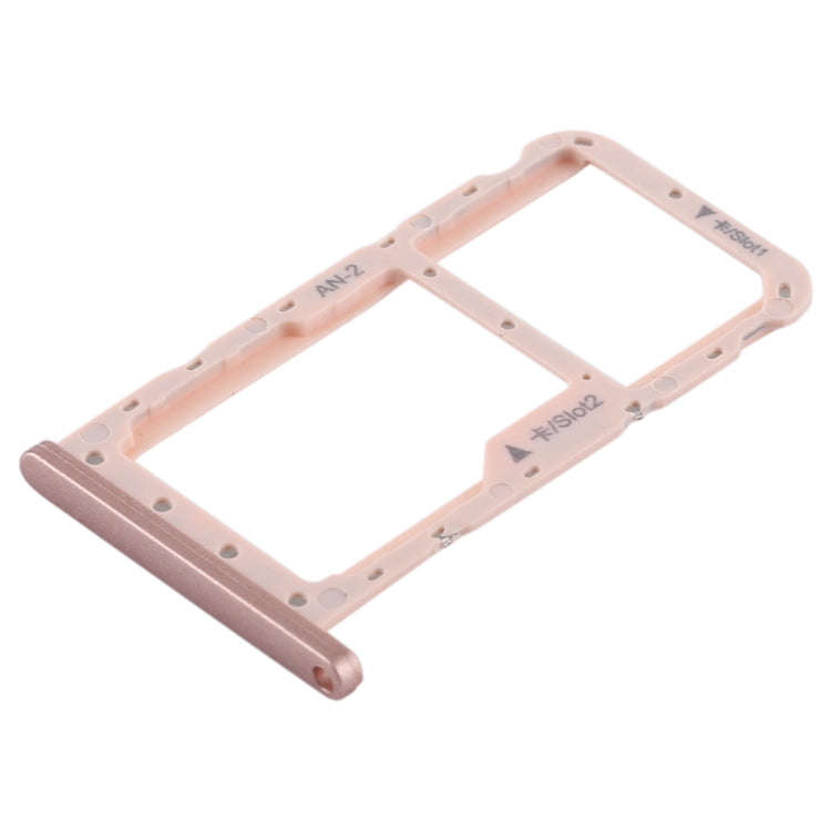 SIM Card Tray + SIM Card Tray / Micro SD Card for Huawei P20 Lite / Nova 3e (Pink)