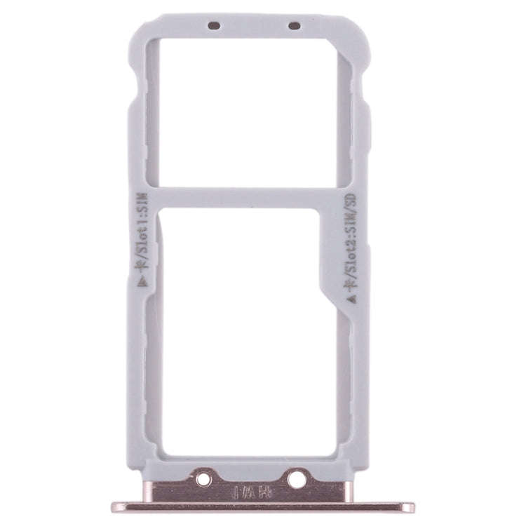 2 SIM Card Tray / Micro SD Card Tray for Huawei Nova 2s(Gold)