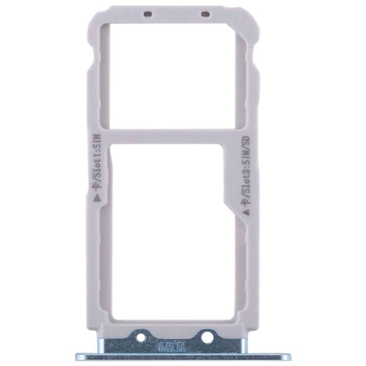 2 SIM Card Tray / Micro SD Card Tray for Huawei Nova 2s(Blue)