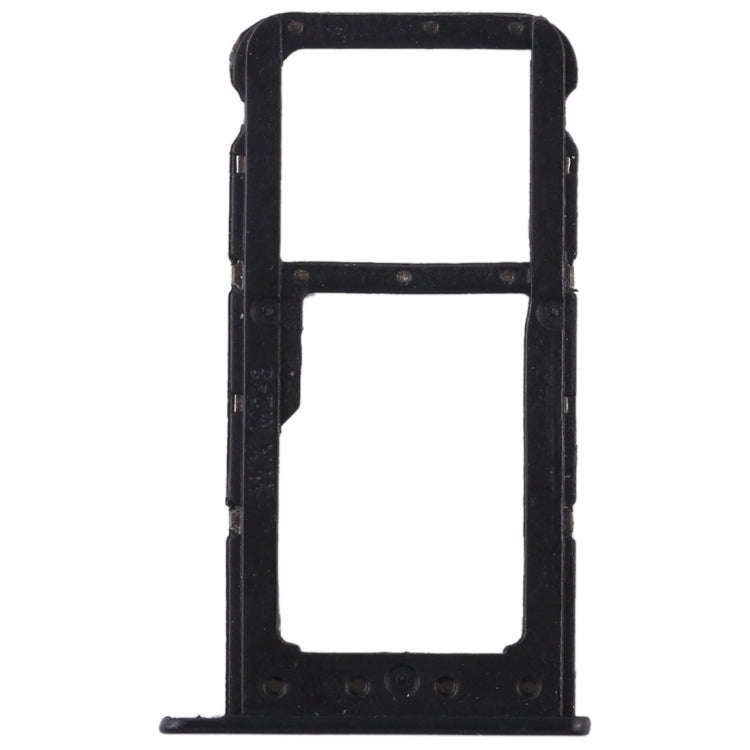 SIM Card Tray + SIM Card Tray / Micro SD Card for Huawei Honor 9 Lite(Black)