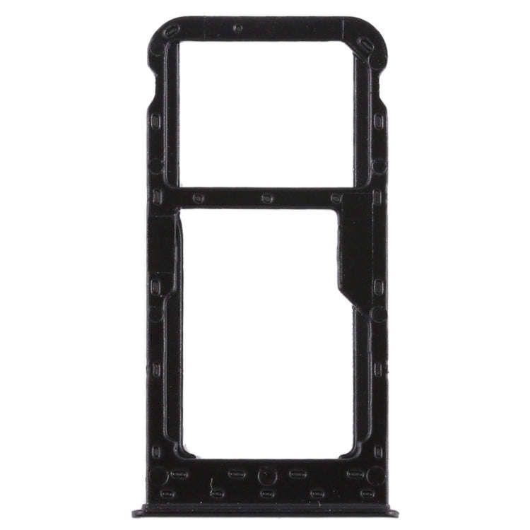 SIM Card Tray + SIM Card Tray / Micro SD Card for Huawei P smart (Enjoy 7S) (Black)