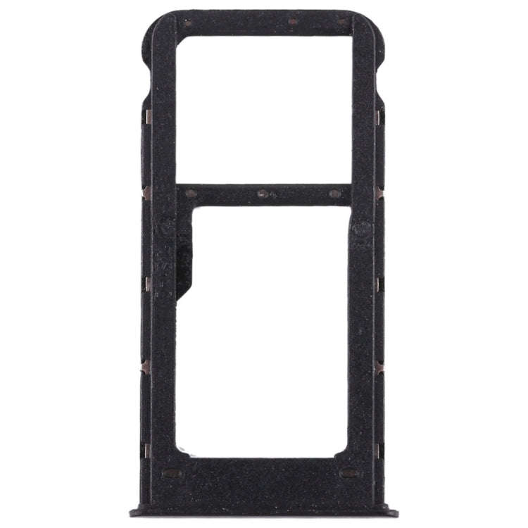 SIM Card Tray + SIM Card Tray / Micro SD Card for Huawei P smart (Enjoy 7S) (Black)