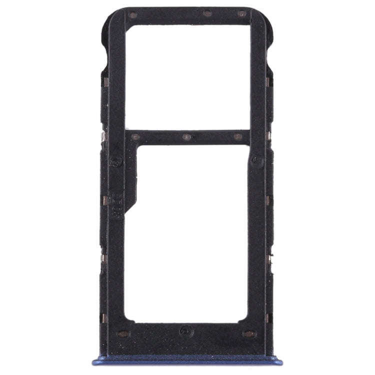 SIM Card Tray + SIM Card Tray / Micro SD Card for Huawei P smart (Enjoy 7S) (Blue)