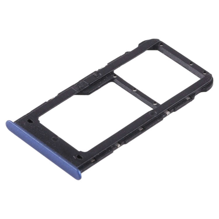 SIM Card Tray + SIM Card Tray / Micro SD Card for Huawei P smart (Enjoy 7S) (Blue)