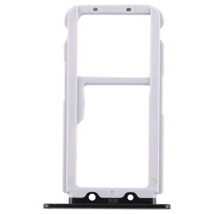 SIM Card Tray + SIM Card Tray / Micro SD Card for Huawei Honor View 10 / V10(Black)