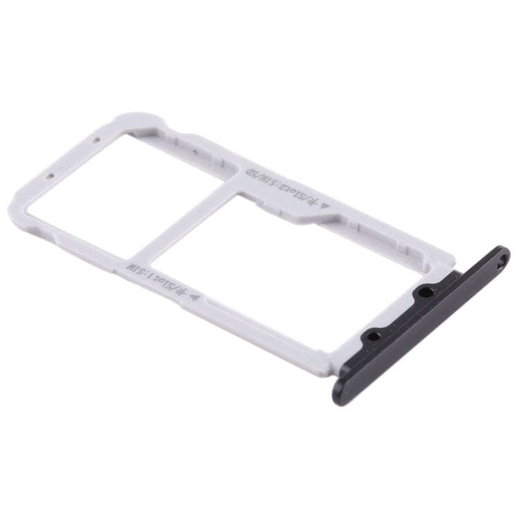 SIM Card Tray + SIM Card Tray / Micro SD Card for Huawei Honor View 10 / V10(Black)