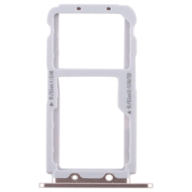 SIM Card Tray + SIM Card Tray / Micro SD Card for Huawei Honor View 10 / V10(Gold)