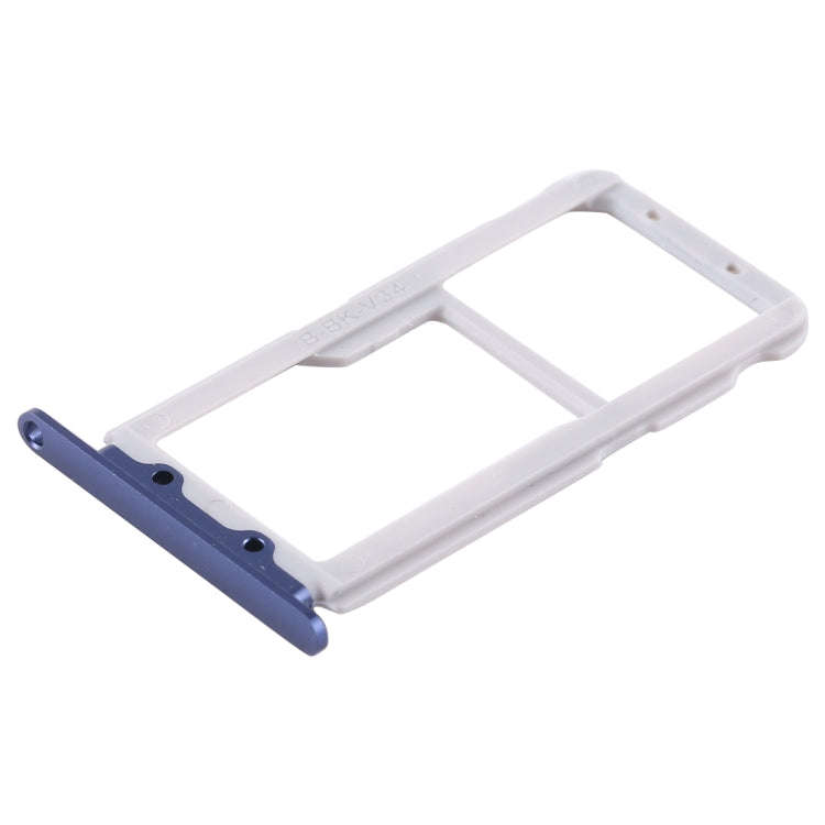 SIM Card Tray + SIM Card Tray / Micro SD Card for Huawei Honor View 10 / V10(Blue)