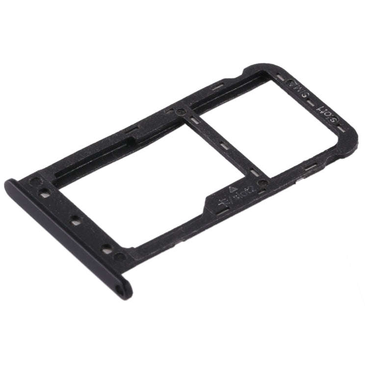 SIM Card Tray + SIM Card Tray / Micro SD Card for Huawei Enjoy 7 (Black)