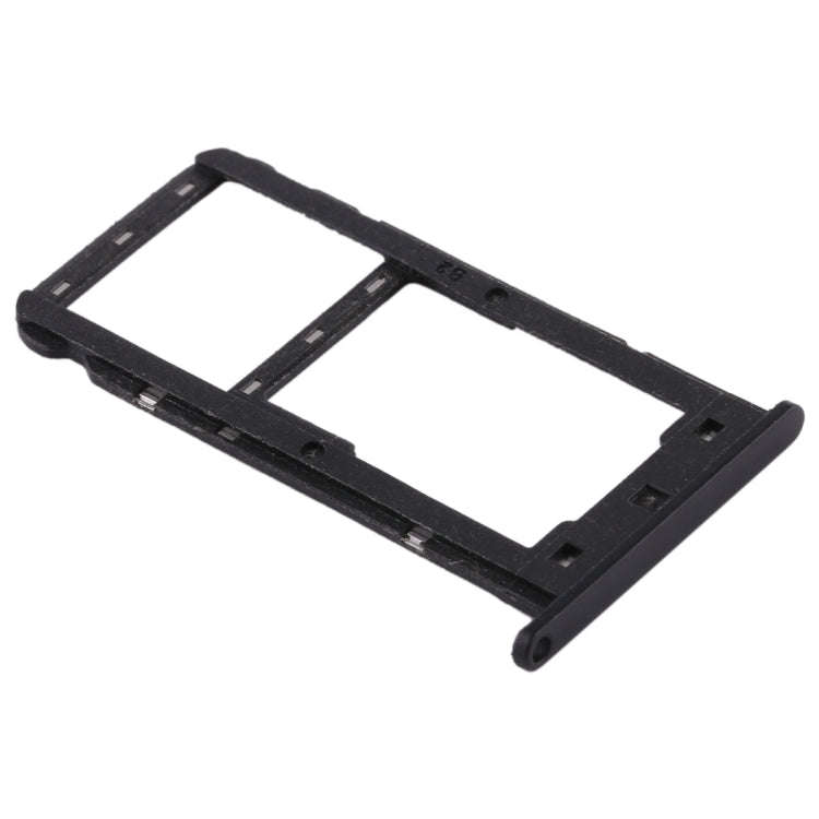 SIM Card Tray + SIM Card Tray / Micro SD Card for Huawei Enjoy 7 (Black)